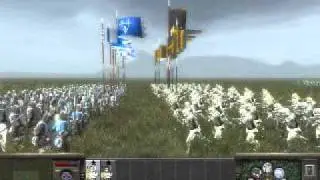Medieval Total War 2 Gameplay short skirmish. Et ita incipit.