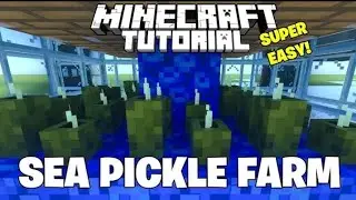 Easy sea pickle farm redstone pickle farm 