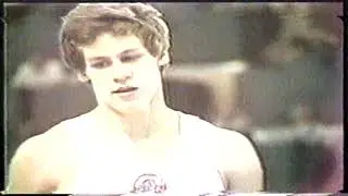 アレクサンドル・トカチェフ（ソ連）床運動1980モスクワオリンピック個人総合