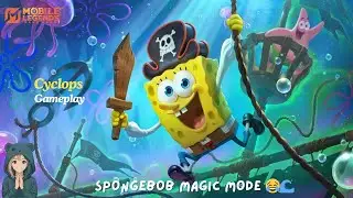 Cyclops… but Make It SpongeBob 😂🌊 | Mobile Legends Gameplay ⚔️