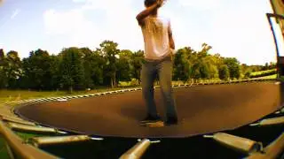 Switch Stance Trampboarding!