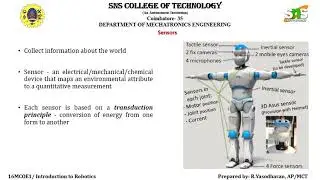 Sensors for Robotics