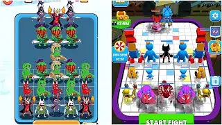 Unify Master : Blue Monster Vs Merge Master Monster Ban Max Level Gameplay