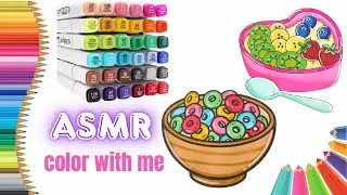 Satisfying Coloring ASMR With Alcohol Markers|Bold&Simple Relaxing Stress Relief Coloring Book Pages