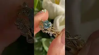 Forest queen approved! Which ring feels like you? #ring #shorts #fairycore #engagementring #nature