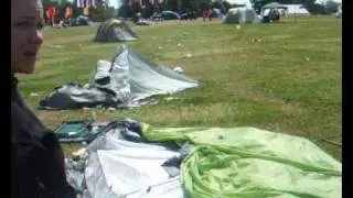 Camp Bestival 2009 - Trashed Campsite