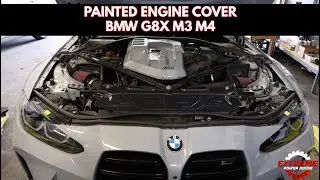 IND BMW G8X M3 / M4 Painted Engine Cover Unboxing & Install