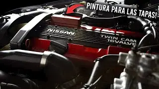 PINTANDO LAS TAPAS DE VALVULA DEl NISSAN S13 | Rodri Cabanay