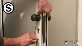Saguatti revolving door knobs - Instruction of mounting