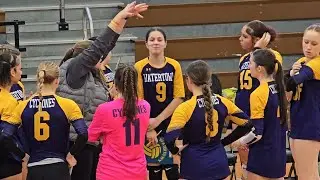 1-19-26 - Varsity Volleyball - Watertown Cyclones vs South Jefferson Spartans.