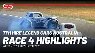 Winton Showdown RD1 | TFH Hire Legend Cars Australia | Race 4 Highlights