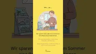 Deutsch lernen &ldquo;um &hellip;. zu &hellip;.&rdquo; | learn German grammar #shorts
