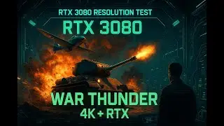 RTX 3080  WAR THUNDER c RTX ТЕСТ В 4K