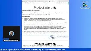 FBD 56 Series Frozen Beverage Dispenser Training (Remote Condenser)