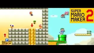 Super Mario Maker Online With 2 Pros and 2 Noobs ( Expert Mode )​