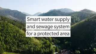 Smart water supply and sewage system for a protected area