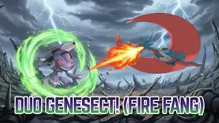 DUO! Genesect BITED by Mega Salamence Fire Fang! Hundo Found!