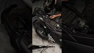 Hazard flasher installation in Yamaha FZS V4.0❤️&zwj;🔥#modified #shorts#trendingshorts#yamaha