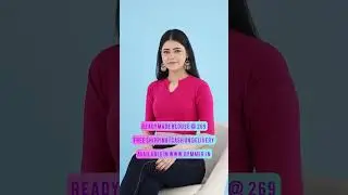 Collar neck stretchable readymade blouse price @ 269 #readymadeblouse #stretchableblouse