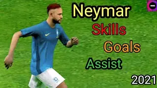 Neymar With Brazil Kits 🔥 Game Version || Skills,Goals and Assist