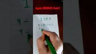 9&divide;3(2+1) !!Bodmas Concept!! Bodmas Rule!! Maths concept!