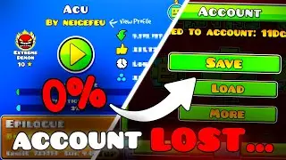 One Mistake That Can Wipe Your GD Account...