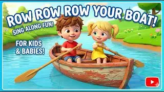 Row Row Row Your Boat | Nursery Rhymes & Kids Songs | Sing Along with @juniorchildsTV