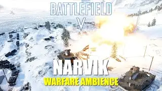 Battlefield 5 | Narvik | War Ambience | Full Conquest Round Gameplay | Ultrawide