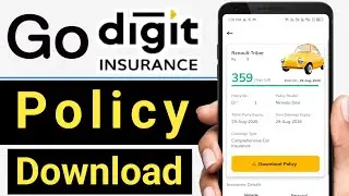 How to download go digit car insurance online | digit car insurance download online | Car insurance