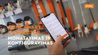 STIHL Smart connector &ndash; montavimas ir konfigūravimas