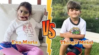 Thiago Messi VS Eva Maria (Cristiano Ronaldo's Daughter) Transformation ★ From 0 To Now