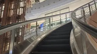 4 Mitsubishi Spiral Up & 4 Shanghai Mitsubishi Down Escalators at New World Dawan Dept.Store, SH, CN