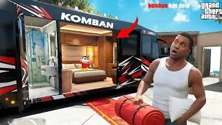 Franklin Found Secret Door In KOMBAN BUS in GTA 5 !