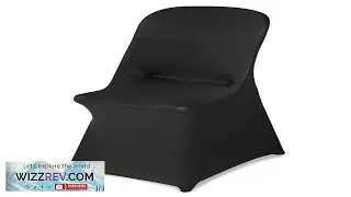 VEVOR 30 Pcs Black Chair Covers Polyester Spandex Chair Cover Stretch Slipcovers