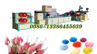 pe knotless net production line, rose knotless net machine, mesh net fruit packaging bag machine