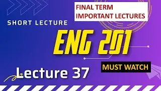 ENG201 lecture 37_2022_FINAL Term important question and MCQS