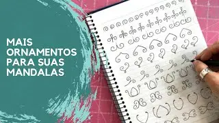 TUTORIAL DE ORNAMENTOS PARA MANDALAS - INICIANTES  | Taty Alencar