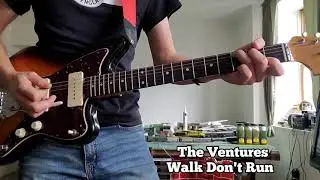 Walk Don't Run - The Ventures Lead Guitar Cover - Fender Jazzmaster