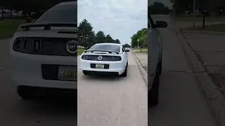 2014 Mustang GT MRT touring H pipe and roush axlebacks soundclip #explore #automobile #coyote #me
