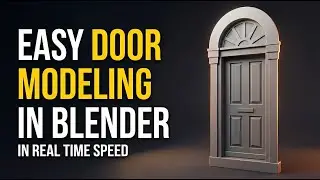 Easy Door Modeling in Blender (Real-Time)