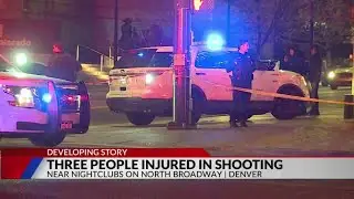 3 injured in shooting near Denver nightclubs on Broadway: police