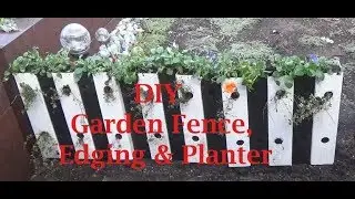 Creative Garden Fencing, Border & Planters - DIY Video | Long Lasting,  No Maintenance