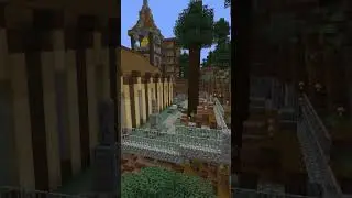 Part 23 of the #Minecraft City Build! Building a #Cemetery Today! Like & Sub For More! #Shorts