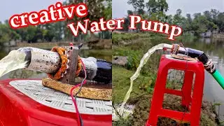 I Make High speed Water Pump From a Washing Machine Motor