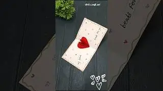 Amazing 😍 Valentine's Day Pop Up Card Ideas ✨ | Paper Gift Ideas #diy #ytshorts #giftcard #popupcard