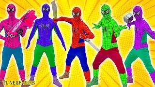 Team SWAT X Warriors Nerf Guns Fight Criminal Group Defeat Monster + more Stories