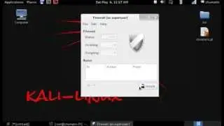 How to install firewall and open ports in kali linux