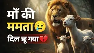 शेर के बच्चे की माँ बनी बकरी | माँ की मोहब्बत रुला देगी 😭