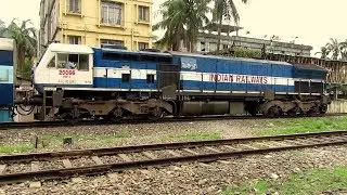 Brahmaputra Mail hauled by SGUJ WDP4 | Awesome Engine Sound from the EMD locomotive