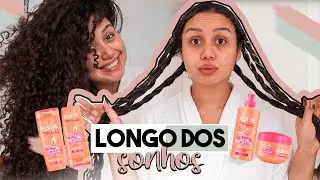 SAGA REAL CAPILAR TESTANDO A LINHA *ELSEVE LONGO DOS SONHOS*